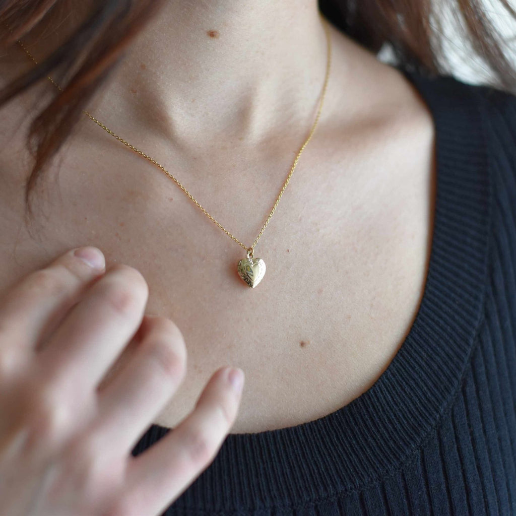 Necklace Heart Locket | Fairy Locket Necklace | Dainty Locket Jewelry -  Heart Necklace - Aliexpress