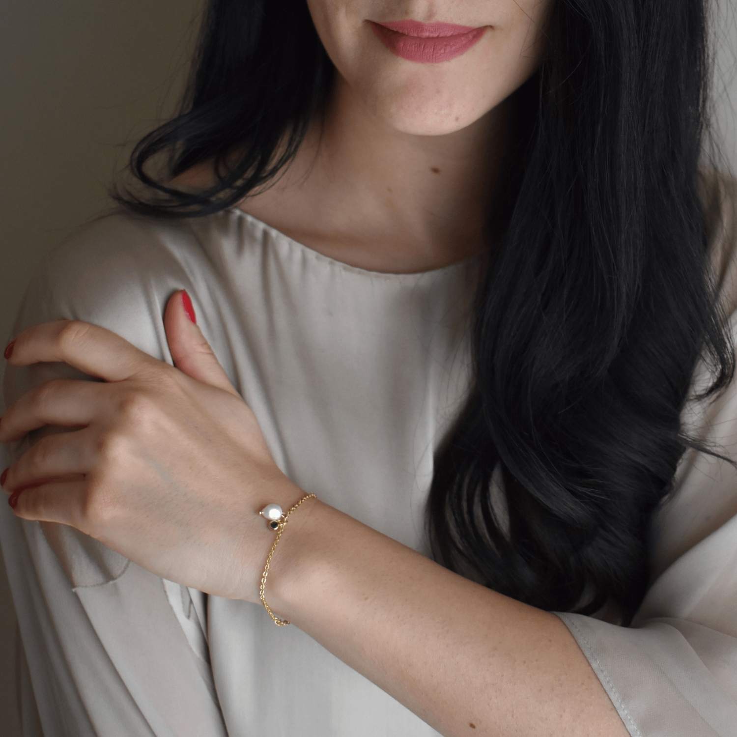 Celine pearl bracelet on sale
