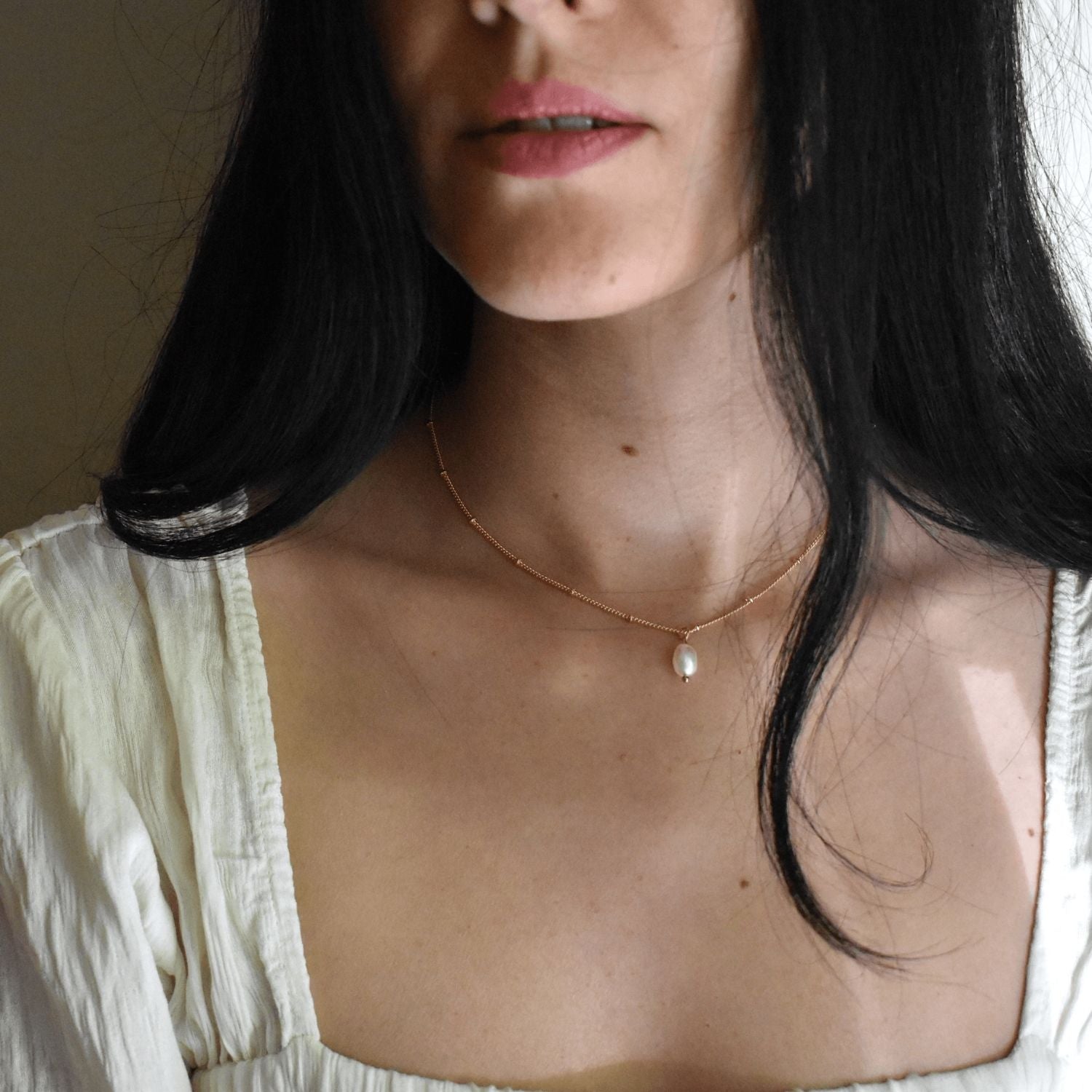Dainty gold choker shop